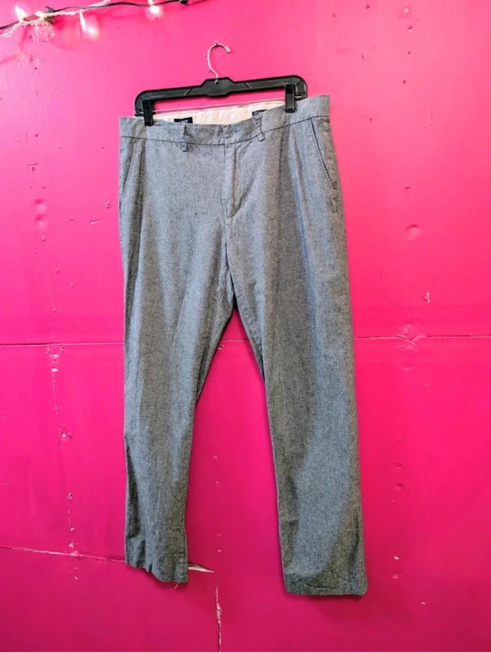 J.Crew Gray Slim Bedford Pants W34 L34